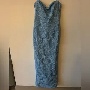 tuscan blue embroidered floral maxi dress Alemais Women's Marine Mini Dress  Saint Bernard
